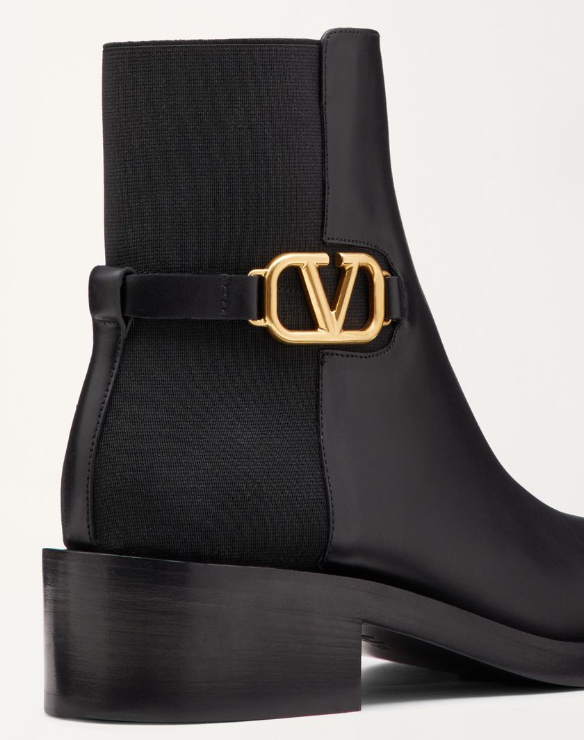VLOGO SIGNATURE CALFSKIN ANKLE BOOT 30MM - Image 5